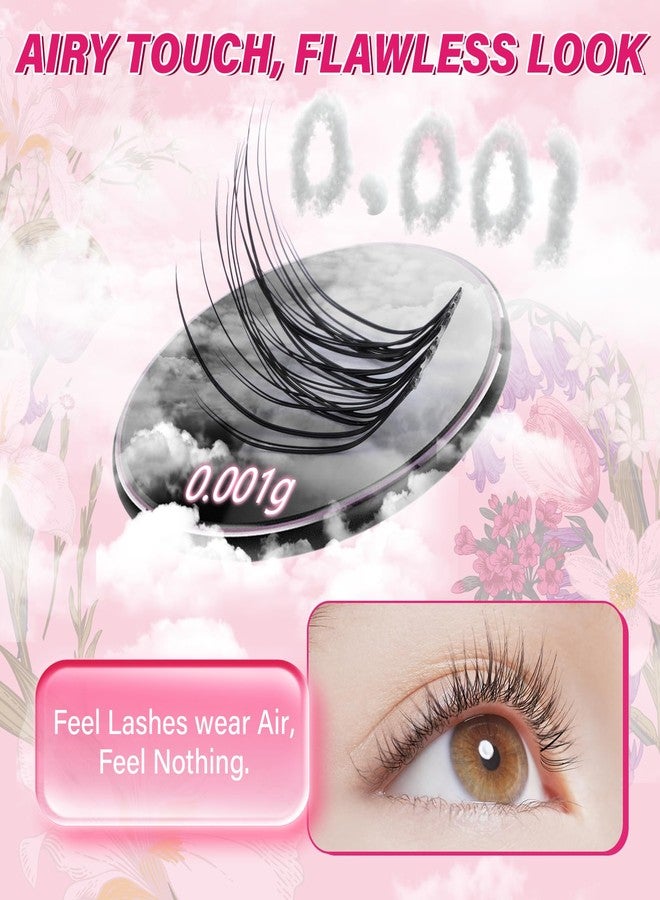 برو لاش بيوتي مجموعة برولاش بيوتي لتجميع الرموش الطبيعية، مجموعة فينوس لتجميع الرموش الرقيقة للغاية وغير المرئية، تم استخدامها 10 مرات مع مزيل ملقط لاصق الرموش الشفاف (مجموعة فينوس، 8-16 مزيج) - Image 2